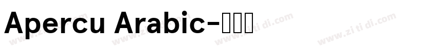 Apercu Arabic字体转换